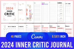 2024 Inner Critic journal Canva Template Product Image 1