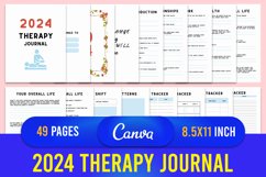 2024 Therapy Journal Canva Template Product Image 1