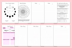 Witchy planner editable Canva template Product Image 6