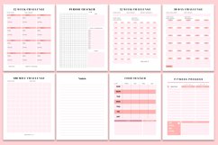 Health and Fitness Planner Bundle Canva KDP Product Image 4