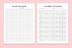 Health and Fitness Planner Bundle Canva KDP Product Image 6