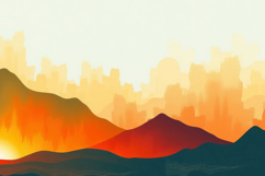 Mountain Landscape Painting Background Product Image 1