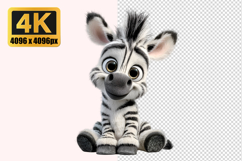Baby Zebra Transparent PNG Product Image 1