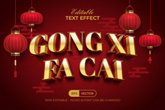 Chinese New Year Text Effect Product Image 1