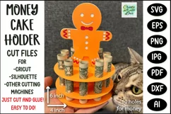 Christmas Money Cake Holder | Papercut | DIY Money Holder SV Product Image 1