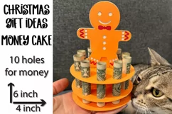 Christmas Money Cake Holder | Papercut | DIY Money Holder SV Product Image 2