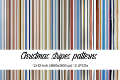 Christmas Stripes Patterns Product Image 1