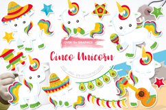 Cinco Unicorn graphics | illustrations Product Image 1