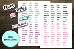 Class Planner Stickers Product Image 1