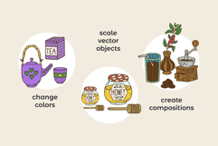 Vibrant Hygge Coffee and Tea Clip Art Product Image 4