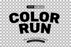 Color Run Hologram Text Effect Product Image 2
