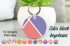 Color block keychains Product Image 1