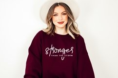 You Are Stronger Than The Storm SVG PNG, Boho Self Care Product Image 3