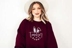 Teacher Bunny SVG PNG PDF, Teacher Easter Svg, Easter Svg Product Image 3