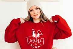 Teacher Bunny SVG PNG PDF, Teacher Easter Svg, Easter Svg Product Image 4
