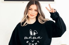 Mama Bunny SVG PNG PDF, Easter Mama Shirt Svg, Bunny Mama Product Image 3