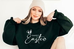 Happy Easter SVG PNG PDF, Easter Vibes Svg, Bunny Svg Product Image 5
