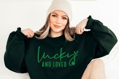 Lucky and Loved SVG PNG PDF, Lucky Svg, St Patricks Day Svg Product Image 4