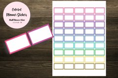 Colorful Half Boxes Planner Stickers Product Image 1