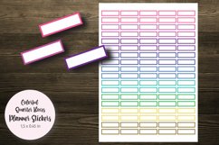 Colorful Quarter Boxes Planner Stickers Product Image 1