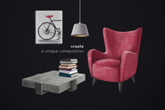 Interior set loft style. Living room creation kit. Product Image 7
