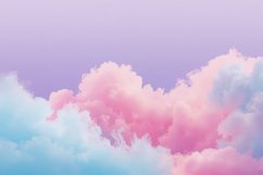 Pastel Cloud Sky Background Product Image 1