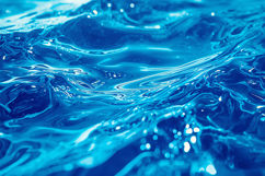 Deep Blue Crystal Water Ripples Background Wallpaper Product Image 1