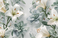 Watercolor Floral Background Wallpaper Product Image 1