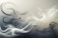 Smoky Grey Waves Background Wallpaper Product Image 1