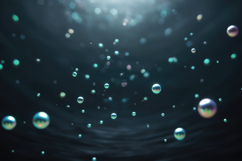 Bubbles on Dark Background Wallpaper Product Image 1