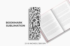 Medical Elements Bookmark Sublimation Product Image 1