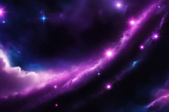 Purple Galaxy Background Wallpaper Product Image 1