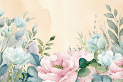 Watercolor Floral Background Wallpaper Product Image 1