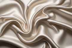 Luxurious Cream Silk Fabric Background Wallpaper Product Image 1