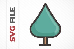 Cute Tree SVG File Product Image 1
