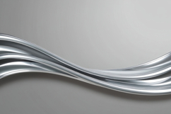 Chrome Metallic Flow Background Wallpaper Product Image 1