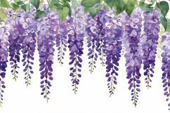 Lavender Watercolor Floral Background Product Image 1