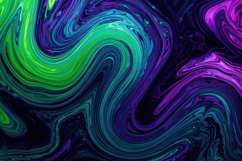 Psychedelic Liquid Swirl Background Wallpaper Product Image 1