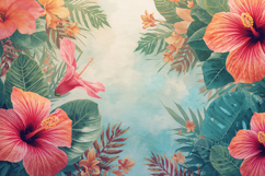 Hibiscus Flowers Background Product Image 1