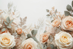 Soft Aesthetic Floral Background Wallpaper Product Image 1
