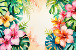 Watercolor Floral Background Wallpaper Product Image 1