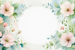 Watercolor Floral Background Wallpaper Product Image 1
