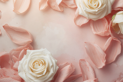 Soft Pink And White Background Wallpaper Product Image 1