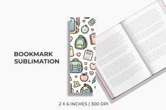 Back To School Bookmark Sublimation Product Image 1