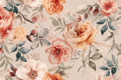 Watercolor Floral Background Wallpaper Product Image 1