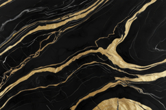 Black Marble with Elegant Gold Veining Background Wallpaper Product Image 1