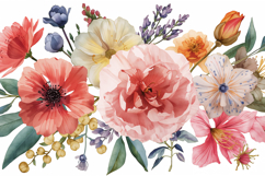 Watercolor Floral Background Product Image 1