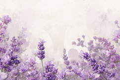 Lavender Watercolor Floral Background Product Image 1