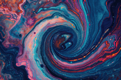 Abstract Colorful Paint Swirl Background Wallpaper Product Image 1