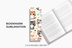 Cute Cats Bookmark Sublimation Product Image 1